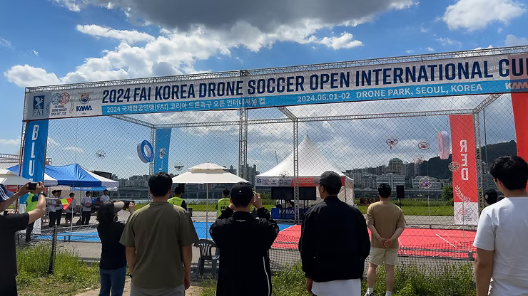The FAI DRONE SOCCER OPEN INTERNATIONAL CUP was held in Korea.